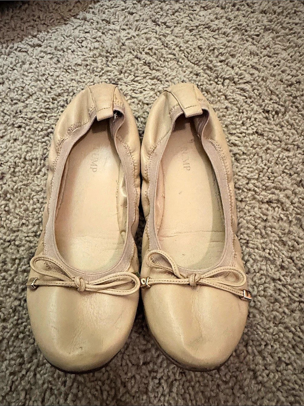 Ivanka Trump Magnoli Bow Ballet Flat Beige